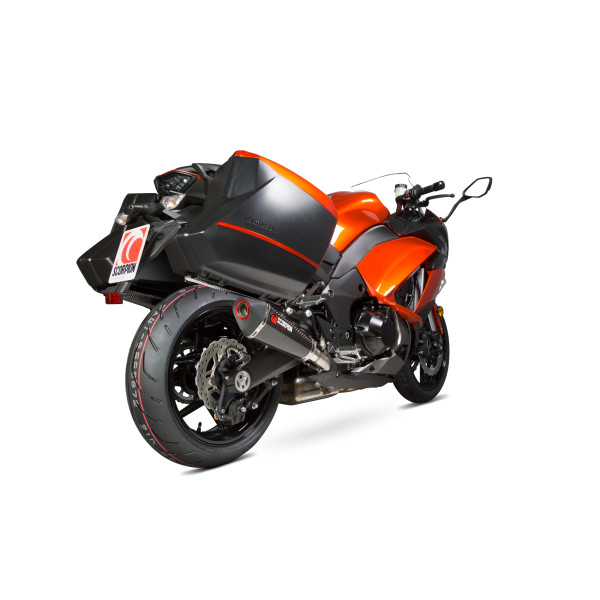Scorpion Exhaust Kawasaki Z1000 SX 2017 - 2019 Serket Taper Slip-on (Pair) Carbon Fibre Sleeve
